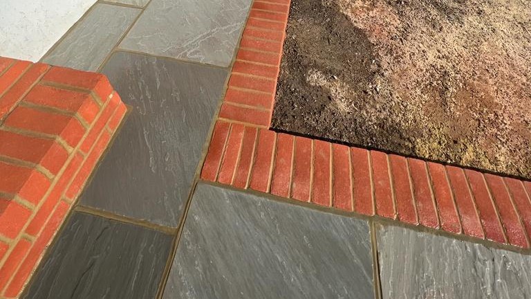 Brickwork and paving in Kent